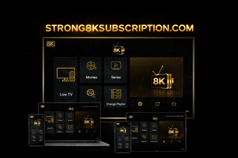 Strong 8K UK best iptv subscription server Compatible to all devices